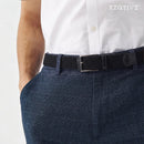 Unisex stretch black woven canvas belt with pin buckle, suitable for jeans, casual pants, shorts and casual wear.