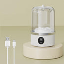 White portable mini washing machine, suitable for underwear, socks, baby clothes - rechargeable cordless compact washing machine, suitable for small loads, travel and dormitory use - USB rechargeable home/apartment washing machine