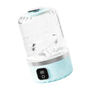 Blue portable mini washing machine, suitable for underwear, socks, baby clothes - rechargeable cordless compact washing machine, suitable for small loads, travel and dormitory use - USB rechargeable home/apartment washing machine