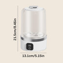 Blue portable mini washing machine, suitable for underwear, socks, baby clothes - rechargeable cordless compact washing machine, suitable for small loads, travel and dormitory use - USB rechargeable home/apartment washing machine