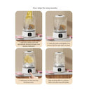 Pink portable mini washing machine, suitable for underwear, socks, baby clothes - rechargeable cordless compact washing machine, suitable for small loads, travel and dormitory use - USB rechargeable home/apartment washing machine