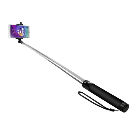 Universal Laser Selfie Stick with Wired Control Cable, Portable Handheld Selfie Stick with Built-in Control Line for All Smartphones