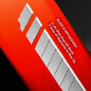 Orange multi-functional utility knife/box opener/retractable blade/breakable razor with safety lock