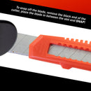 2-pack multi-tool knife/box opener/retractable blade/breakable razor with safety lock