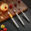 1cm diameter stainless steel fruit corer tool, hawthorn date cherry apple multi-purpose corer, seed corer corer for home kitchen