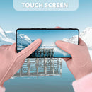 Gloves for Women Girl, Winter Touch Screen, Comfortable and Warm Double-Sided Velvet Lining Thickened Warm Glove,Pink