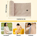 USB Power Supply Electric Heated Blanket Shawl Portable Wearable Heated Throw 3 Heat Levels Machine Washable Cozy 62x32 Inches,Apricot