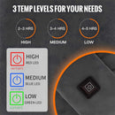 Heated Scarf for Women & Men, Rechargeable Neck Heating Wrap with 3 Heat Settings, Portable Electric Neck Warmer, Fast Heating for Office, Outdoor Winter Warm Gift,Grey