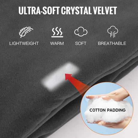 Heated Scarf for Women & Men, Rechargeable Neck Heating Wrap with 3 Heat Settings, Portable Electric Neck Warmer, Fast Heating for Office, Outdoor Winter Warm Gift,Black