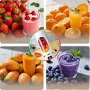 Digital Display Juicer-Smart LED Display, Diet-Friendly Portable Multimode Blender Personal Electric USB 500ML Portable juicer Shakes and Smoothies Blender Small Blenders Mixing,White