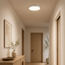 Rechargeable Motion Sensor Ceiling Light, 10000mAh Battery Operated LED Ceiling Light with Remote, Wireless Stick On Closet Light, 3 Color Dimmable Flush Mount Light, USB-C, for Hallway Stairway
