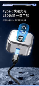 Silve portable Mini Electric Shaver, Double Sided Design, Washable, LED Battery Display