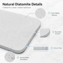Dark gray premium pure cotton bathroom mat, ultra-soft, absorbent, quick-drying bathroom rug, non-slip, washable bathroom mat(60cm*40cm)