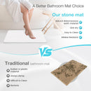 High-quality white pure cotton bathroom mat, ultra-soft, absorbent, quick-drying bathroom rug, non-slip, washable bathroom mat(60cm*40cm)