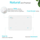 High-quality white pure cotton bathroom mat, ultra-soft, absorbent, quick-drying bathroom rug, non-slip, washable bathroom mat(60cm*40cm)