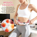 Pink leg massage roller clip, calf muscle relaxation and shaping tool, yoga fitness leg trainer, slimming leg muscle relaxer.