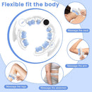 Blue leg massage roller clip, calf muscle relaxation and shaping tool, yoga fitness leg trainer, leg muscle relaxation and slimming device.