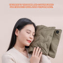 Rechargeable Hand Warmer Muff, USB Electric Heating Pad with Digital Display Temperature Control, 3 Heat Levels Portable Far Infrared Heated Cushion for Outdoor Winter Use Men Women(green)