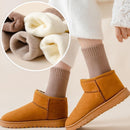 10 Pairs White Thermal Mid-Calf Socks Thermal Mid-Calf Socks - Thick Fleece Lined Winter Socks, Heat Retention Cotton Socks for Men & Women, Cold Weather Cozy Wear