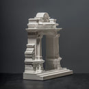 Miniature Roman Arch Model - Handcrafted Plaster Architectural Decor for Bookshelf, Desk & Home Display