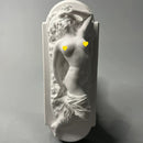 Nordic Retro Relief Roman European Figure Sculpture Plaster Statue - Artistic Home Decor for Shelf, Desk & Study, Perfect Gift for Art Lovers