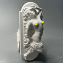 Nordic Retro Relief Roman European Figure Sculpture Plaster Statue - Artistic Home Decor for Shelf, Desk & Study, Perfect Gift for Art Lovers