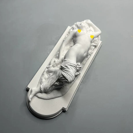 Nordic Retro Relief Roman European Figure Sculpture Plaster Statue - Artistic Home Decor for Shelf, Desk & Study, Perfect Gift for Art Lovers