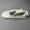 Nordic Retro Relief Roman European Figure Sculpture Plaster Statue - Artistic Home Decor for Shelf, Desk & Study, Perfect Gift for Art Lovers