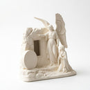 Praying Angel Statue with Open Wings - Religious Figurine Depicting Angel in Prayer, Spiritual Home Decor