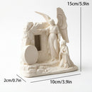 Praying Angel Statue with Open Wings - Religious Figurine Depicting Angel in Prayer, Spiritual Home Decor