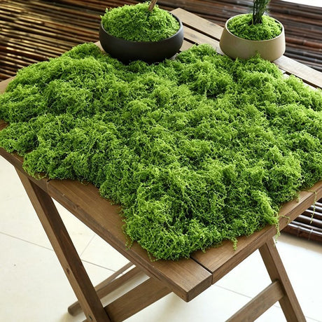 100g Light Green Artificial Stringy Moss
