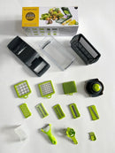 14-in-1 Vegetable Chopper (11 Blades+Square Tool)