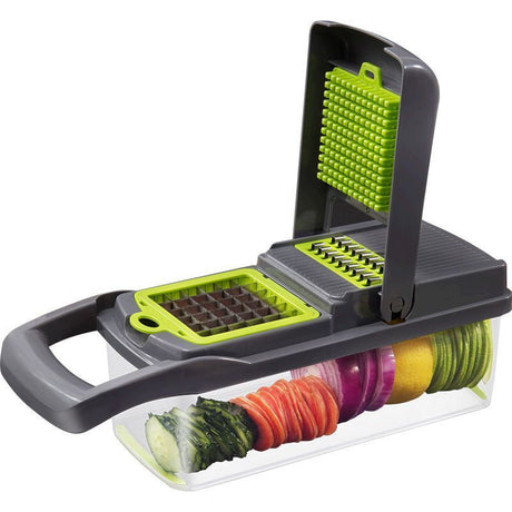 14-in-1 Vegetable Chopper (11 Blades+Square Tool)