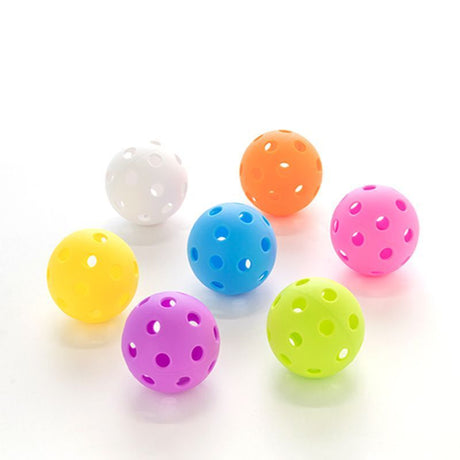 15-Pack 72mm Purple Pickleballs 26-Holes