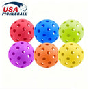 15-Pack 74mm Red Pickleballs 40-Holes