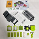 16-in-1 Vegetable Chopper (3 Blades+Square Tool)
