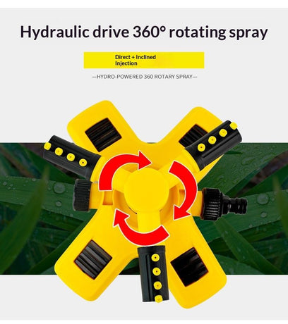 1SetSprinkler(Base+Trident)-Yellow