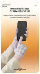 2-Pack Women Warm Touchscreen Knitted Gloves-NT30107 Beige