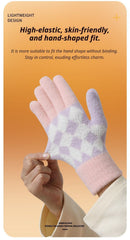 2-Pack Women Warm Touchscreen Knitted Gloves-NT30107 Light-Gray