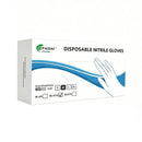 300Pcs Heavy-Duty Black Disposable Nitrile Gloves-Large