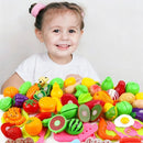 31-Piece Fruit And Veggie Cutting Toy Set With Pizza (Random Assorted)