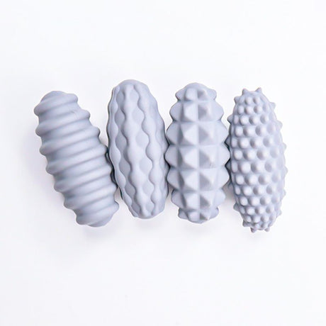 4-Pack Oval Random Gray And Styles