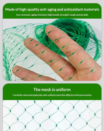 Transparentnylonmesh,4meterswideby10meterslong
