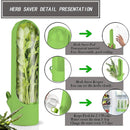 4Pcs Herb & Vegetable Fresh Storage Containers-Black
