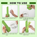 4Pcs Herb & Vegetable Fresh Storage Containers-green