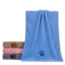 5-Pack Pet Quick-Dry Microfiber Towel Gray Size-35x75cm