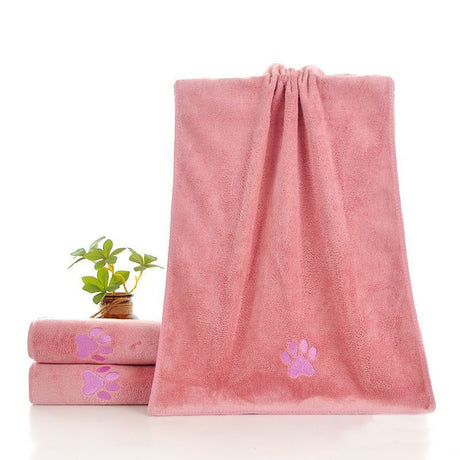 5-Pack Pet Quick-Dry Microfiber Towel Pink Size-40x80cm