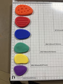 5-Packs Old Model Textured Sensory Stones-6pcs Each No Holes