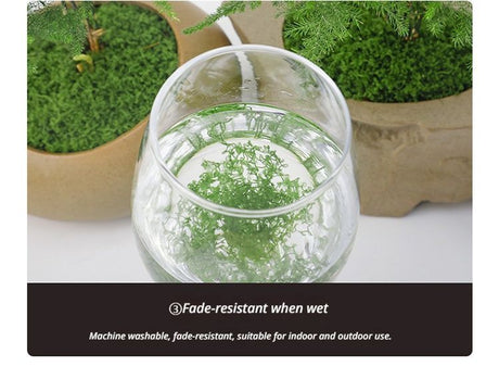 50g Artificial Dark Green Filamentous Moss 8-Pack