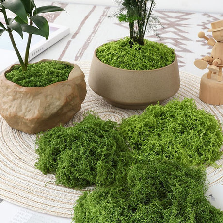 50g Dark Green Artificial Stringy Moss